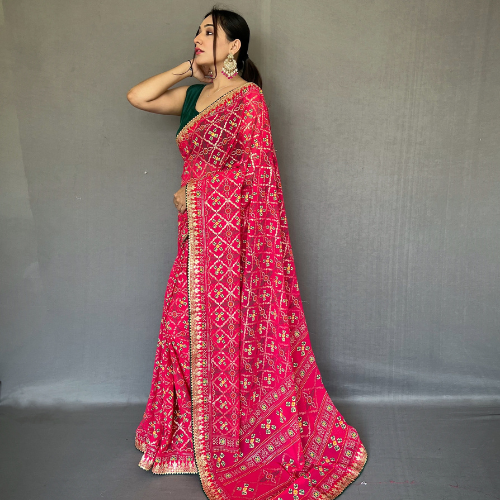 Classic Georgette Sarees for Your Stylish Look - Iraah.Store