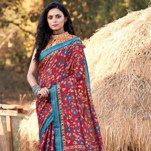 Floral Elegance: Embracing the Beauty of Nature in Sarees - Iraah.Store