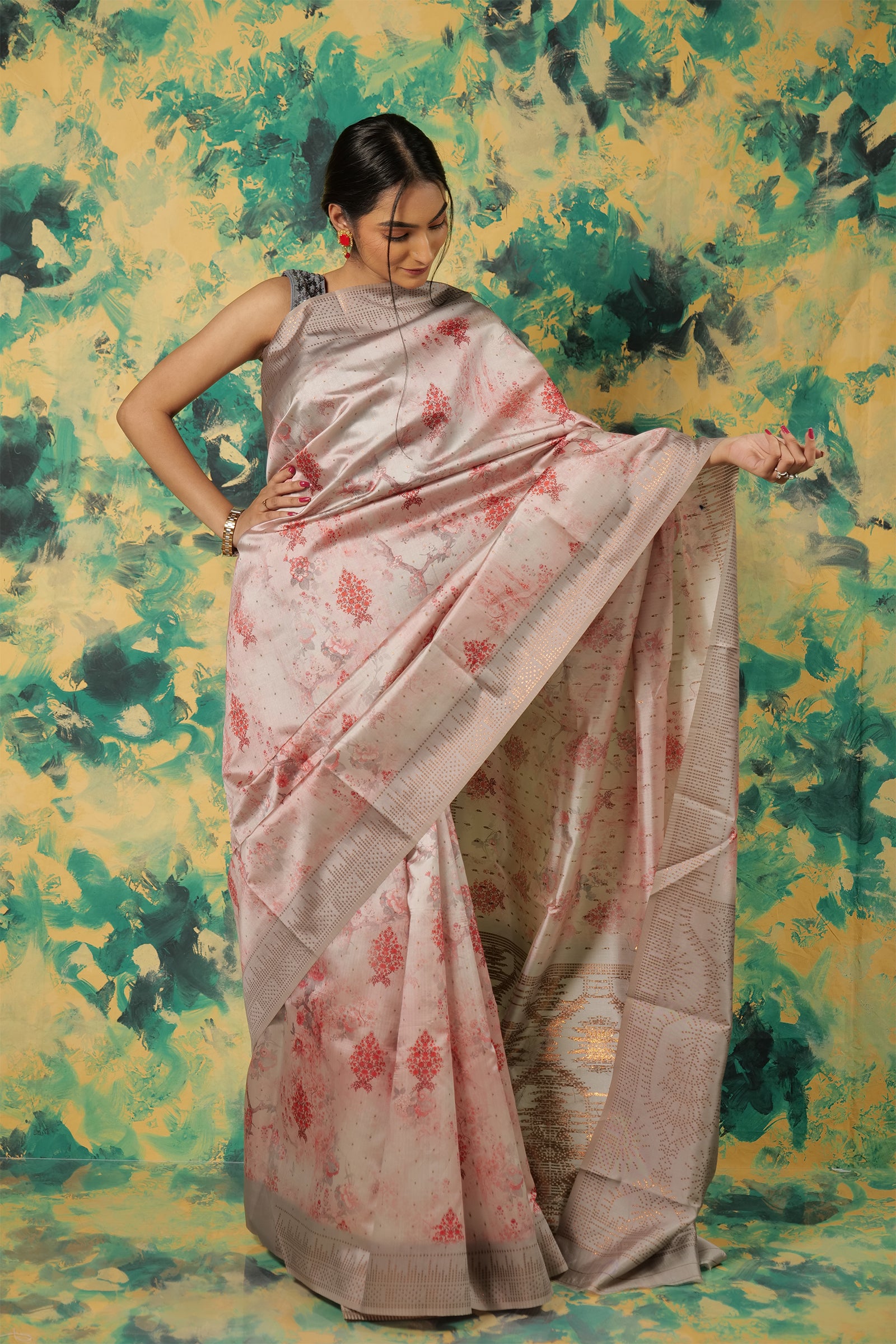 Silk Digital Printed Saree